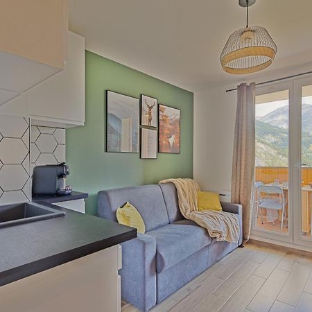Studio De Charme Avec Vue Sur Le Val D'Allos, Parking Et Wifi Gratuit 외부 사진