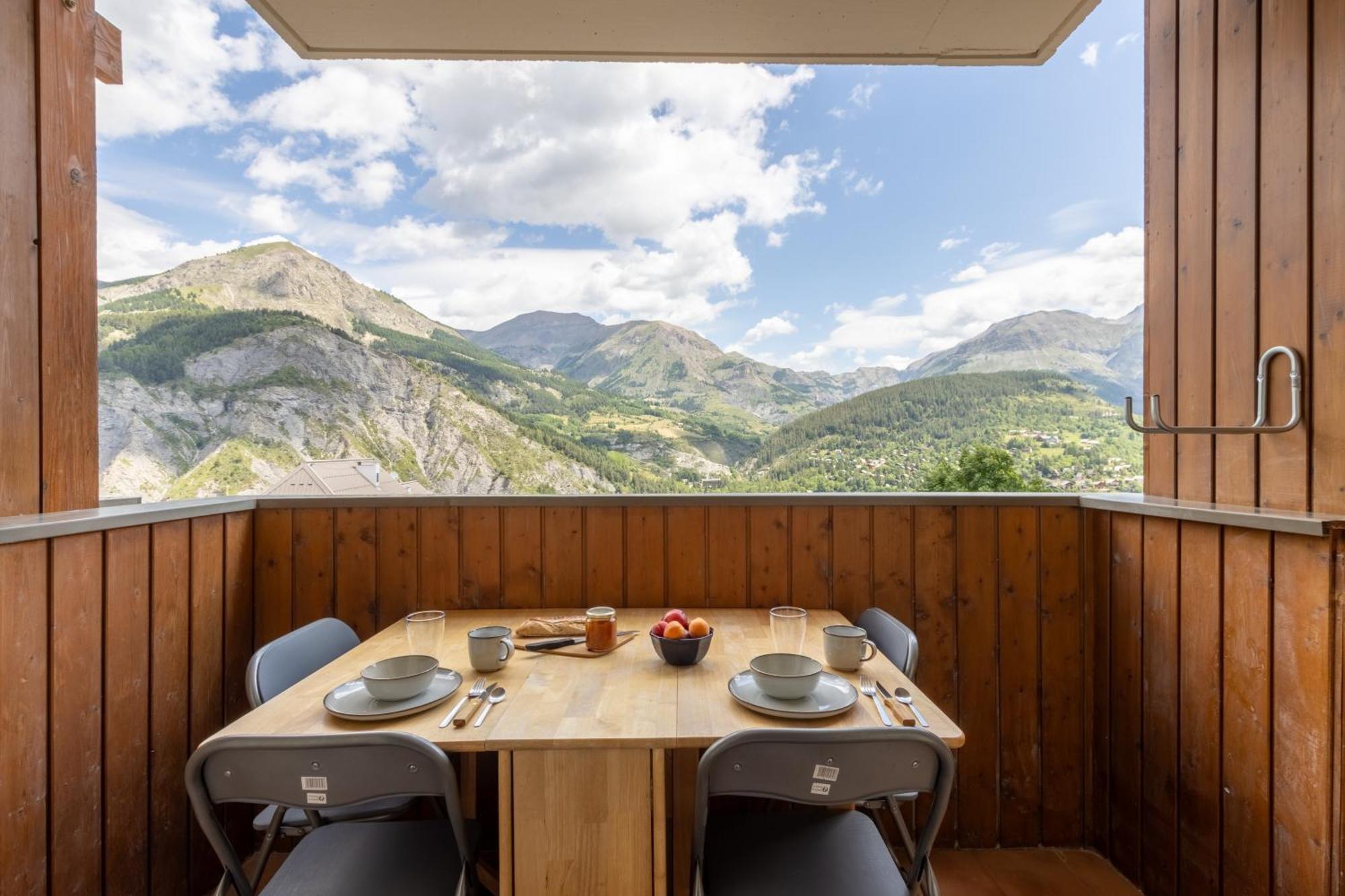 Studio De Charme Avec Vue Sur Le Val D'Allos, Parking Et Wifi Gratuit 외부 사진